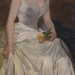 Lotz Károly - Lotz Ilona fehér ruhában 1880-as évek
