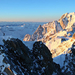 06 A Grandes Jorasses csúcsán, háttérben a Mount Blanc