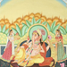 lord ganesha in pagdi with riddhi and siddhi wj37