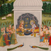 radha krishna and companions worship the shiva wi74