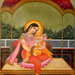 baby ganesha in the lap of mother parvati os17