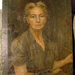 Ismeretlen szerző- Festő nő portré,60x80,olaj-vászon