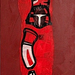 23 KILÉGZÉS-BELÉGZÉS1 -E,olaj, vászon, linó,100x40cm, 2004