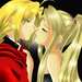 Ed and Winry about to kiss by barbypornea[1]