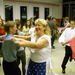 A tánctanulás: Zsuzsa néni a lengyel harmónikással