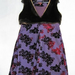 90807A-08A PRADA PURPLE COTTON&VELOUR DRESS SIZE 2 4 6 PRICE USD