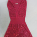 91013A-14   PRADA RED KNITTING DRESS SIZE 2 4 6 PRICE USD39