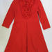 91017A-26A  PRADA RED COTTON JERSEY DRESS SIZE 2 4 6 PRICE USD39