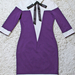 90920B-46A CHANEL PURPLE JERSEY DRESS SIZE S M L PRICE USD 42