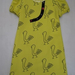 90724B-08A MIUMIU YELLOW COTTON JERSEY DRESS SIZE 2 4 6 PRICE US