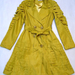 90920B-01C MOSCHINO YELLOW COTTON&POLYESTER DUSTCOAT SIZE 2 4 6 