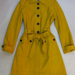 91015A-23 MOSCHINO YELLOW COTTON COAT SIZE 2 4 6  PRICE USD48