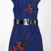 91010A-03 ANNA SUI BLUE WOOL DRESS SIZE 2 4 6 PRICE USD45