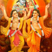 radha krishna bless chaitanya and nityananda mahaprabhu or61 (Me